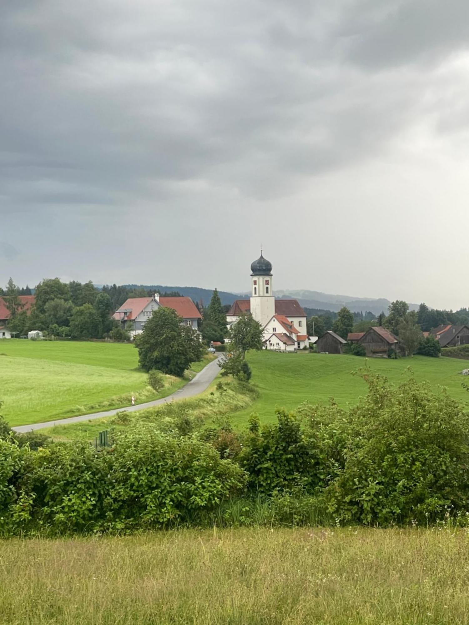 Apartamento Panorama Saentisblick Hergatz Exterior foto